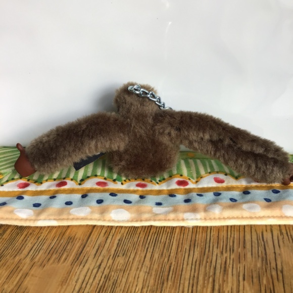 Kipling Gorilla Key Chain Ring Kristof NWOT Handbag Purse Charm - Picture 7 of 10